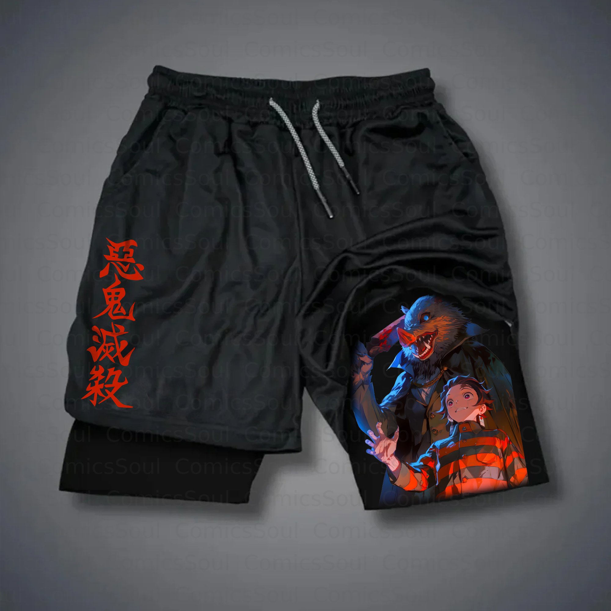Unisex Casual Halloween Anime Streetwear Shorts