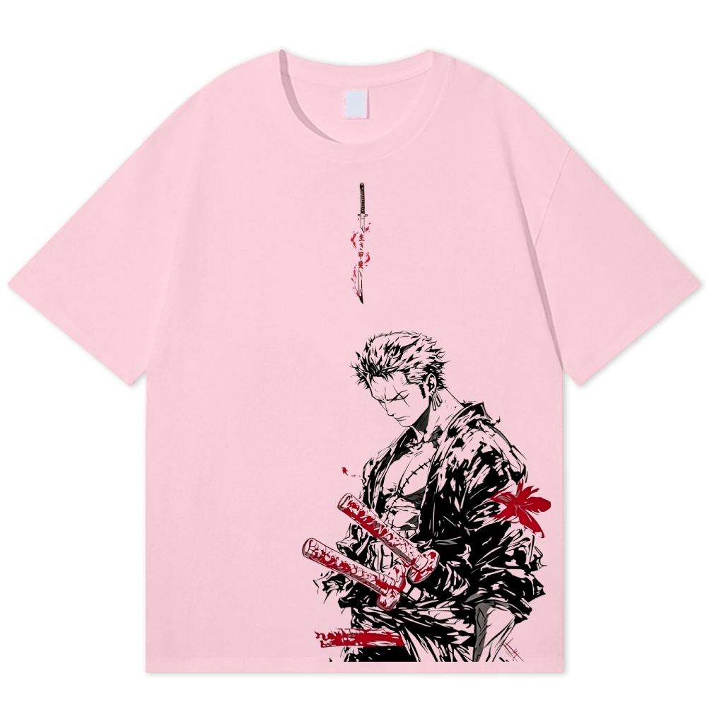 One PieceUnisex Round Neck Anime T-shirt