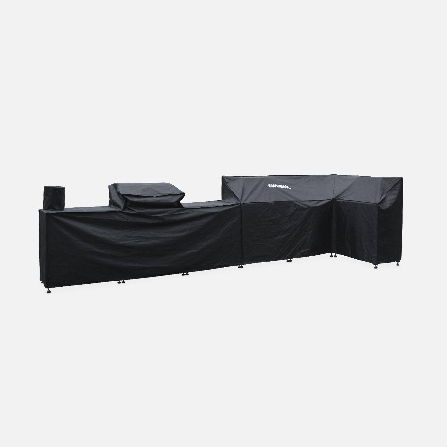 Funda para Grimaud - Cubierta protectora para cocina exterior 7 módulos