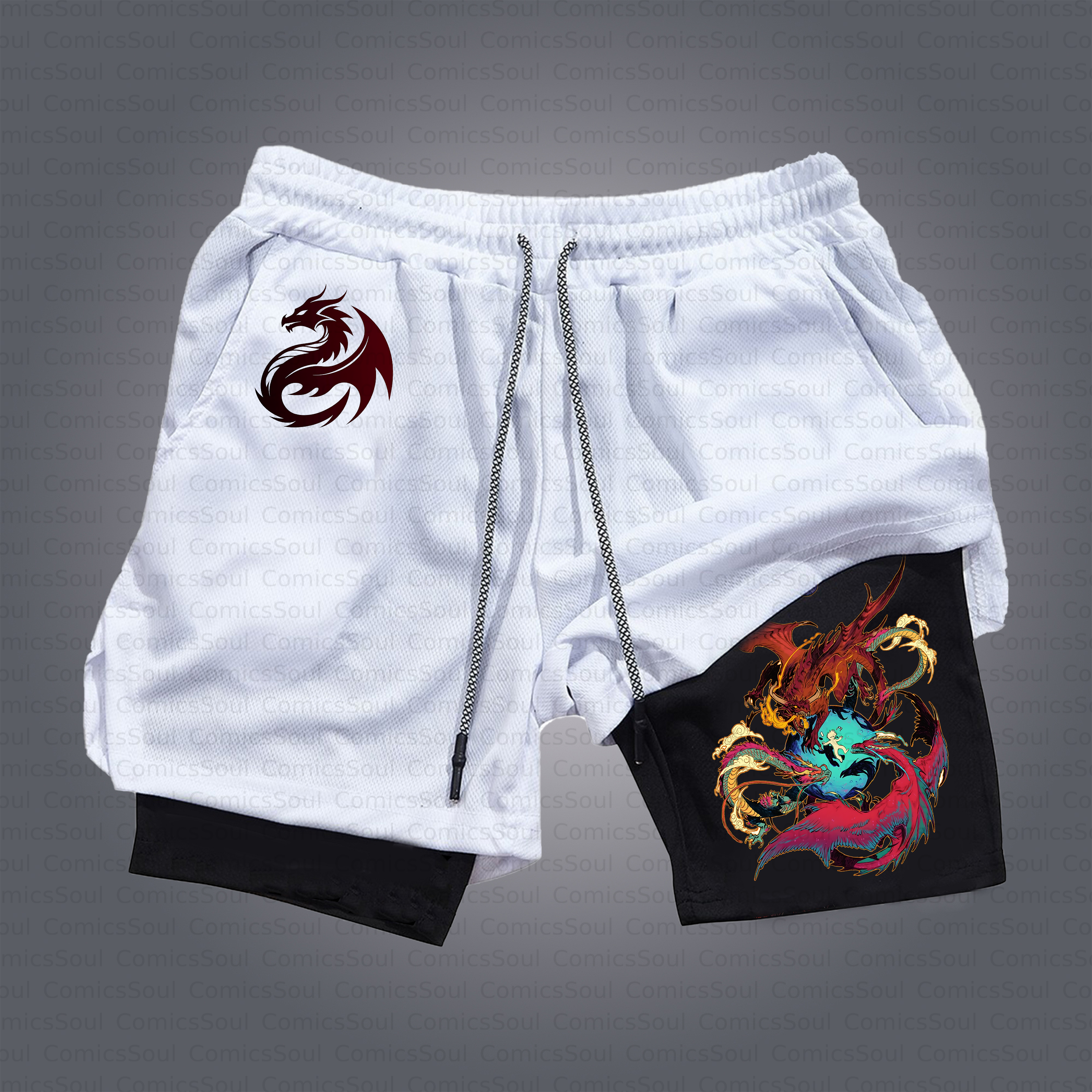 Unisex Casual Anime Style Shorts