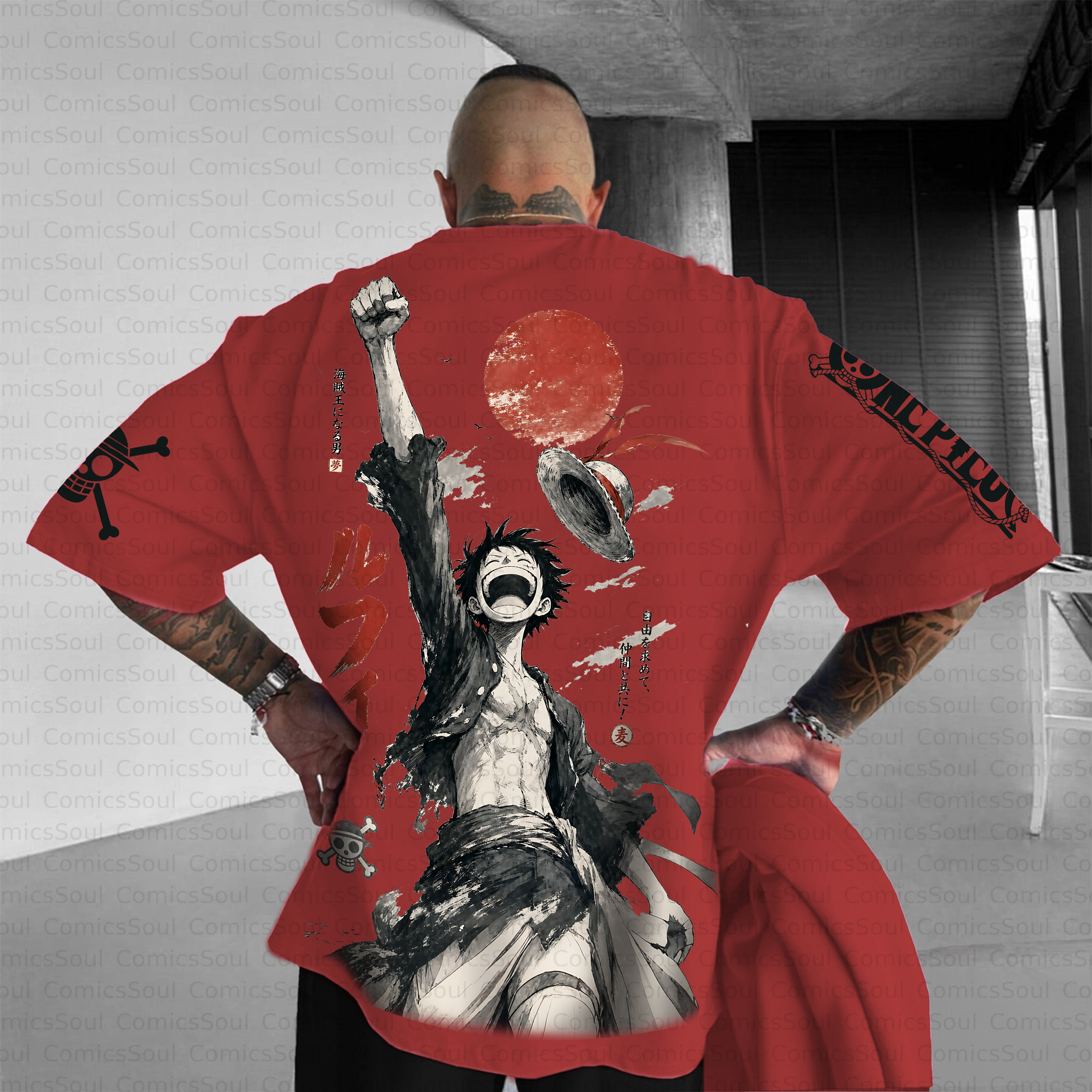 Unisex Anime Inspired Vintage T-Shirt