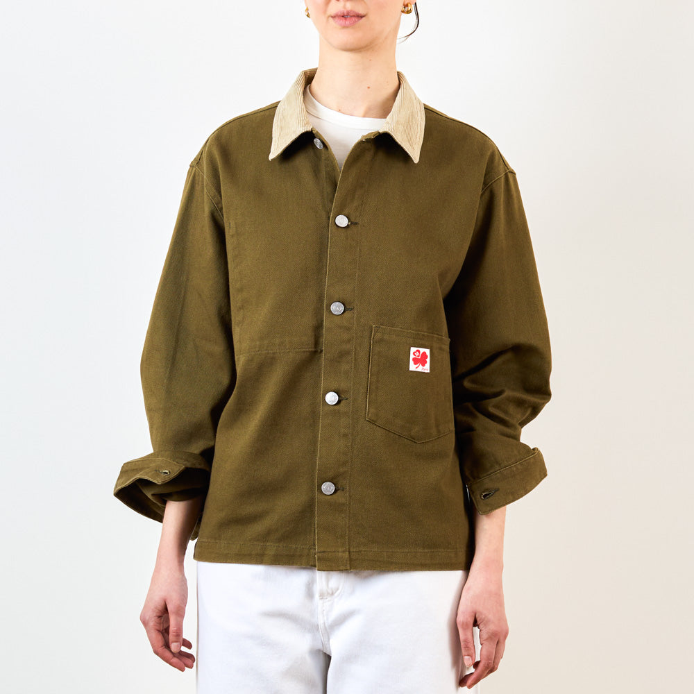 Merci - Veste Marvin - Olive & Crème