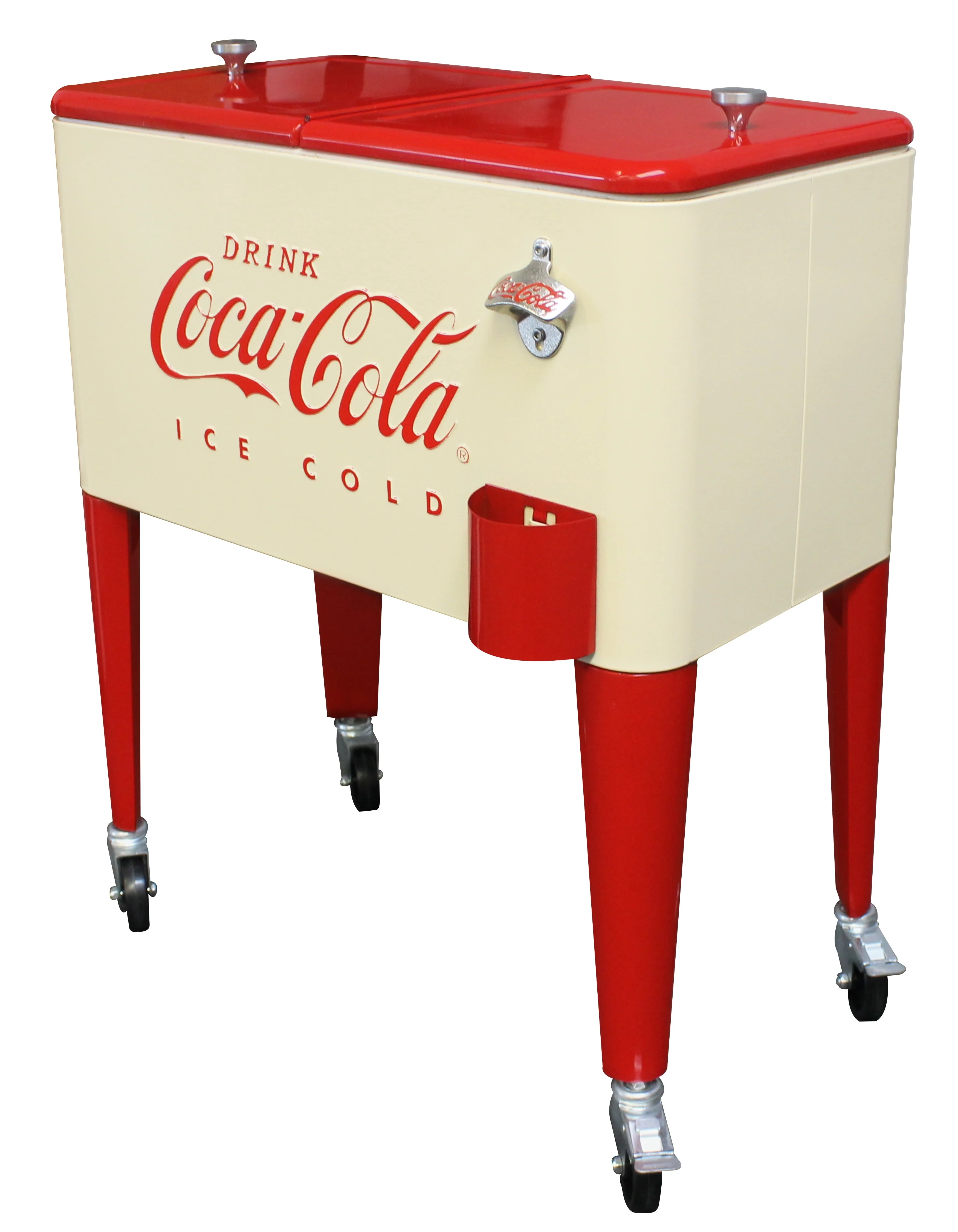Leigh Country Licensed Coca-Cola Series CP 98111 Metal 60 Qt Outdoor Patio Cooler - Image 2