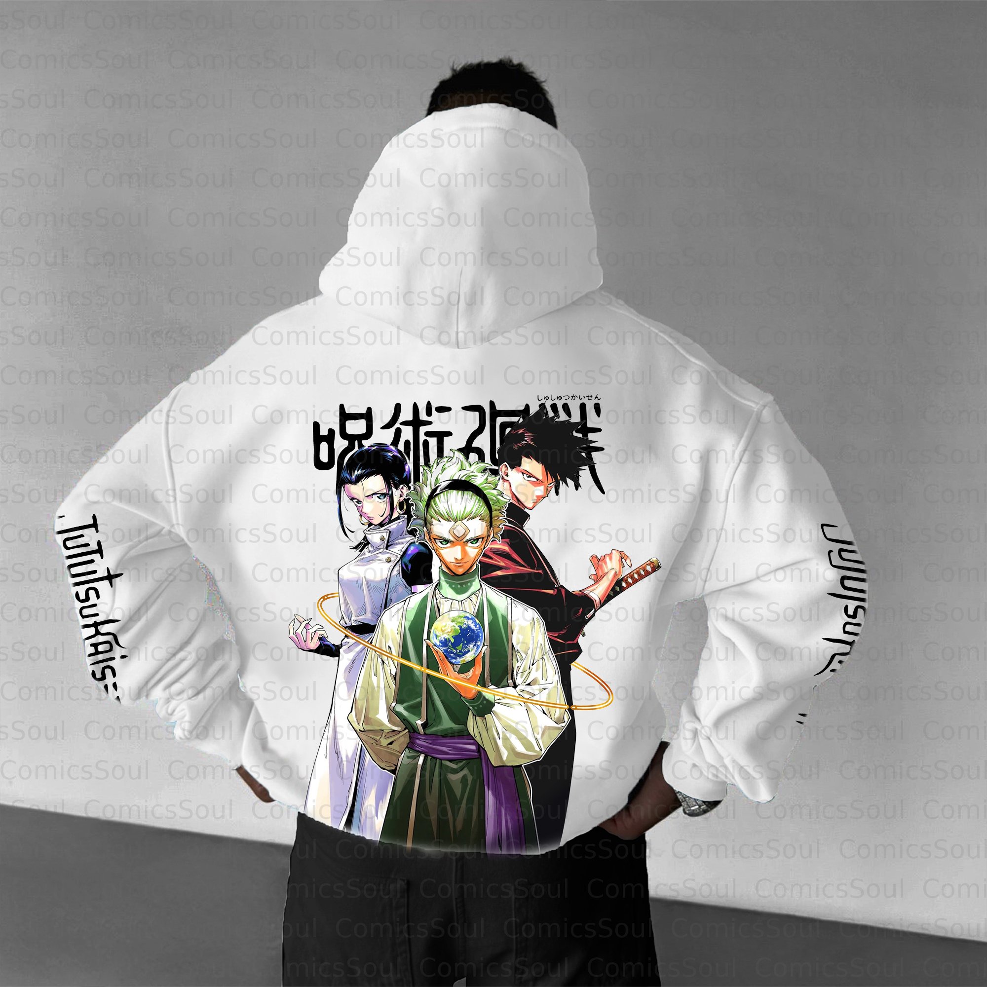 Unisex Anime Graphic Streetwear Vintage Hoodie丨Comicssoul