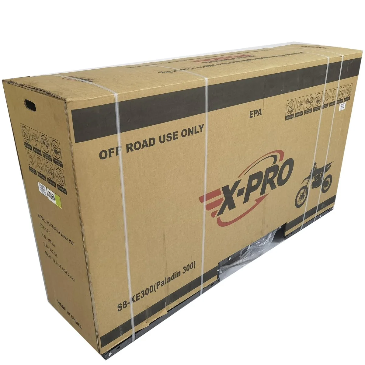 X-Pro Paladin 300 EFI Dirt Bike with 6-Speed Manual Transmission and Balance Shaft and Dual Overhead Camshaft (DOHC) with Four Valves Engine, Electric Start! Big 21"/18" Wheels! - Image 9