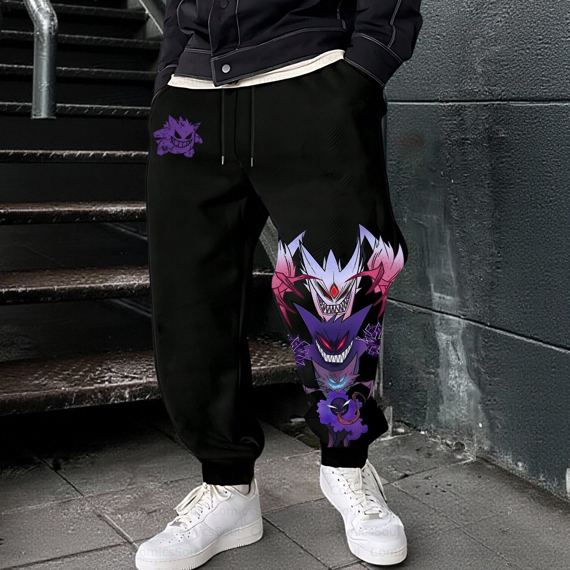 Unisex Casual Anime Streetwear Pant