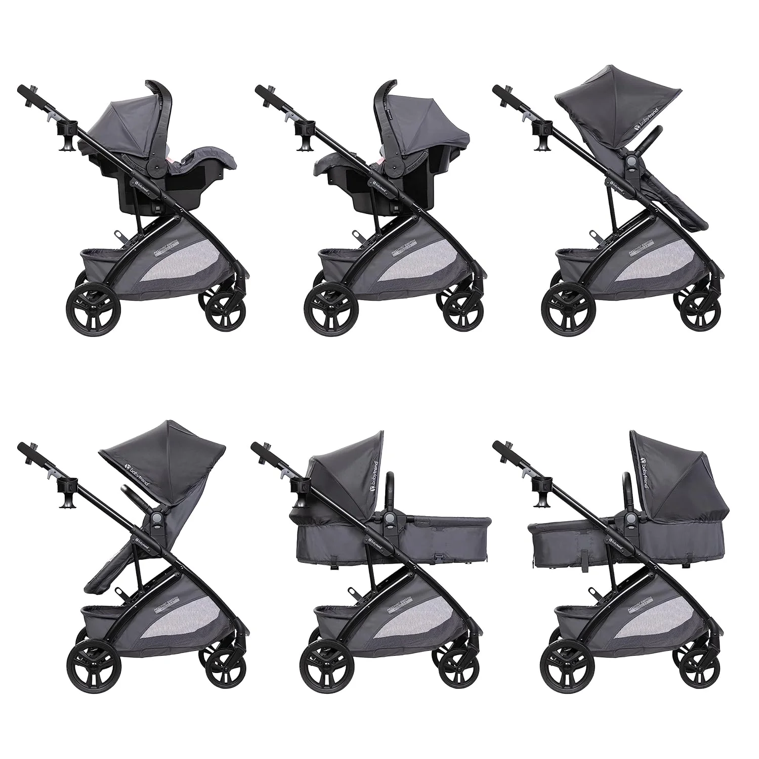 Passport Switch 6-In-1 Stroller Travel System