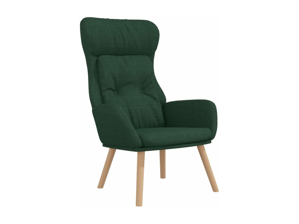 Sillón de Homelyvo de tela verde oscuro