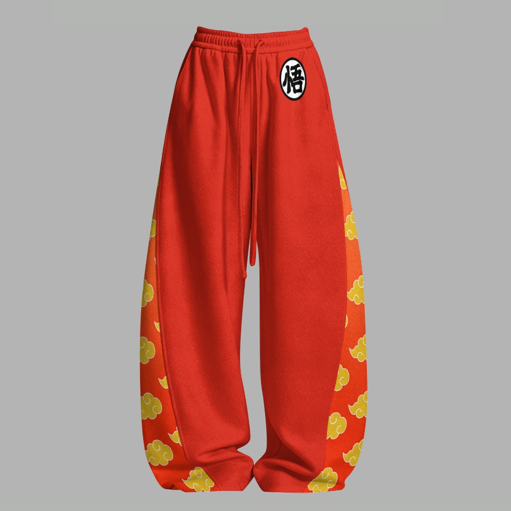 DRAGON BALL Strapless Top  & Elasticated Trousers Two-Piece Set