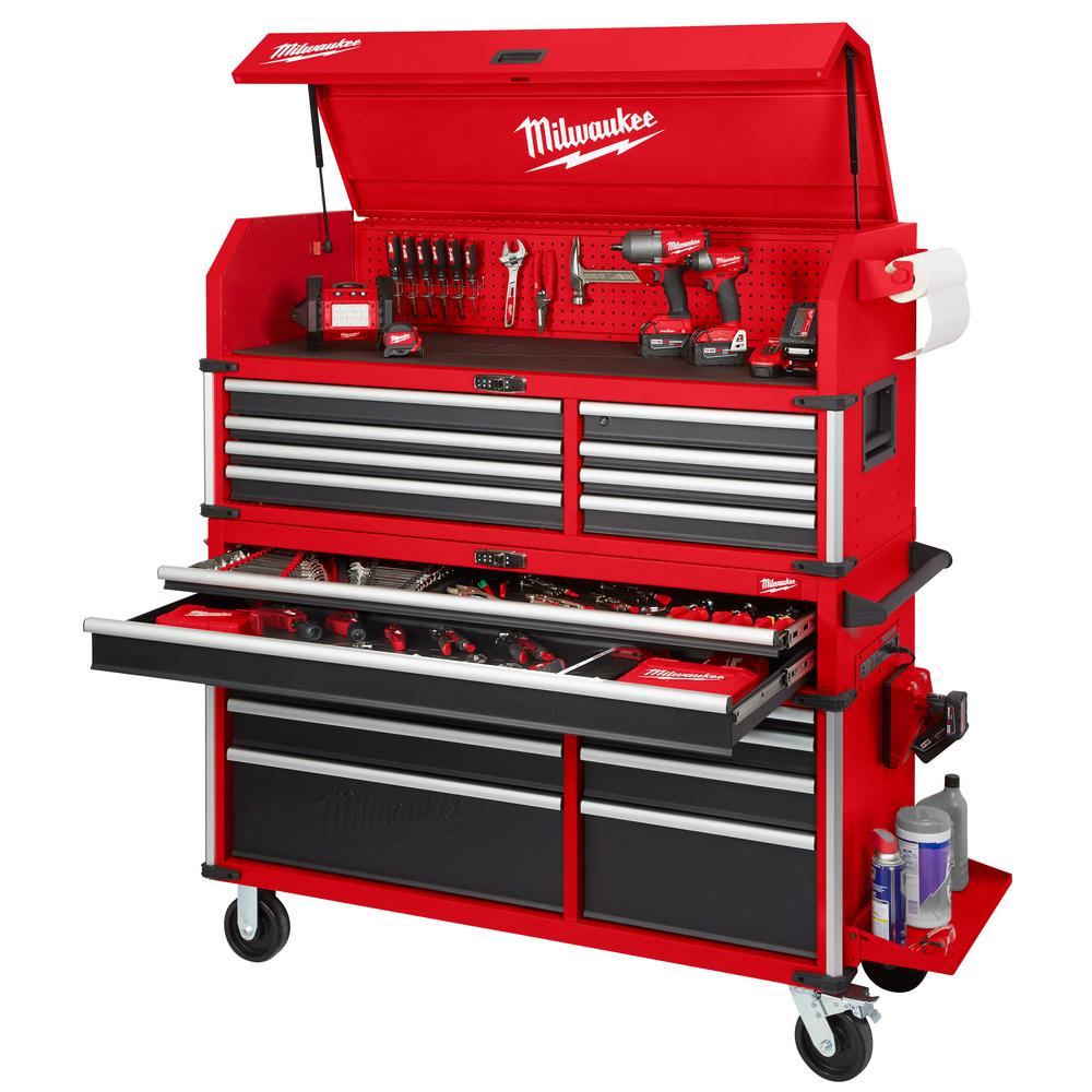 HIGH CAPACITY 56 IN. 18-DRAWER TOOL CHEST AND CABINET COMBO