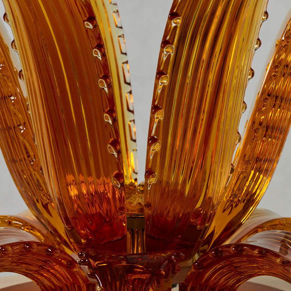 TABLE BASSE CACTUS - CRISTAL AMBRE