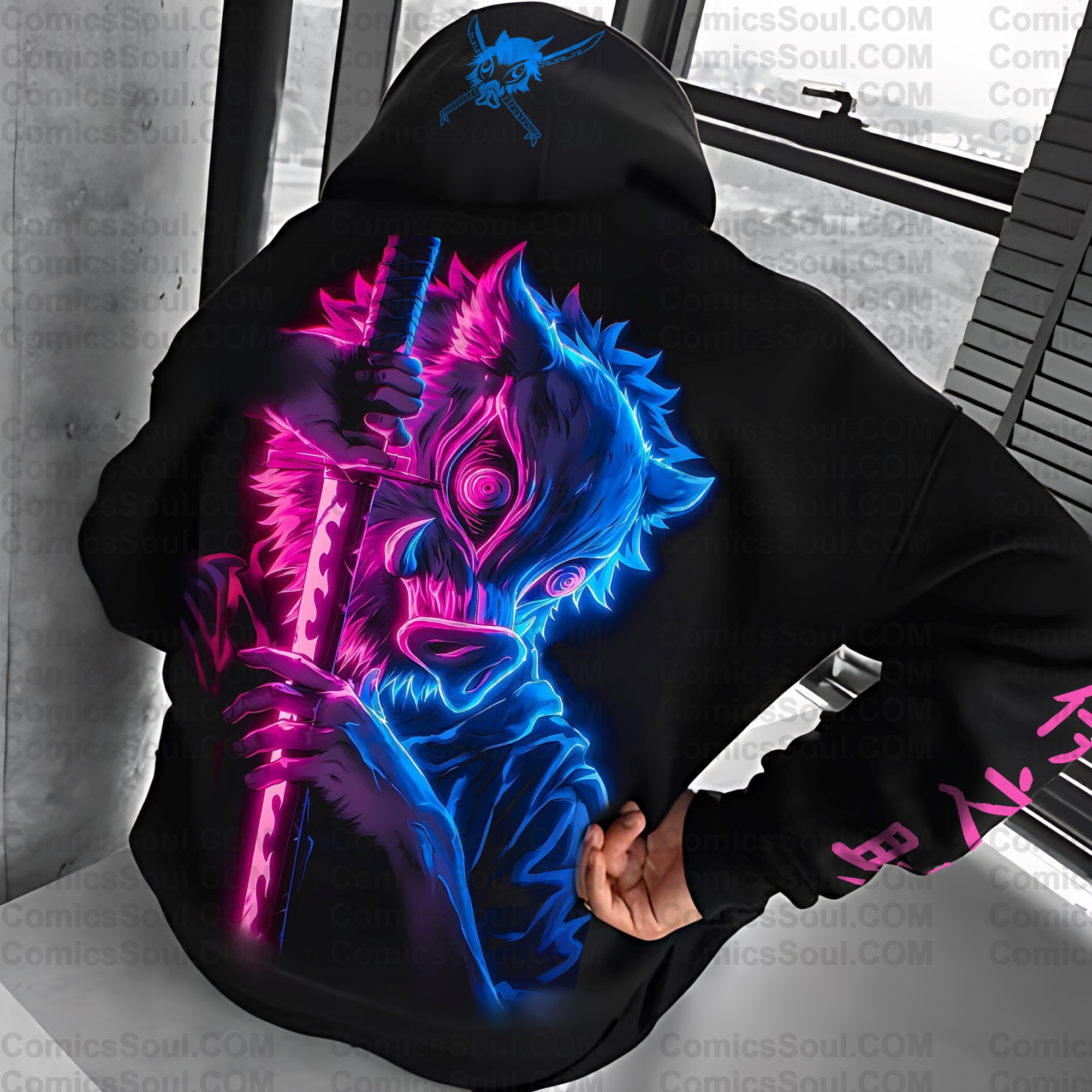 Unisex “ Comicssoul   ” Graphic Streetwear Vintage Hoodie