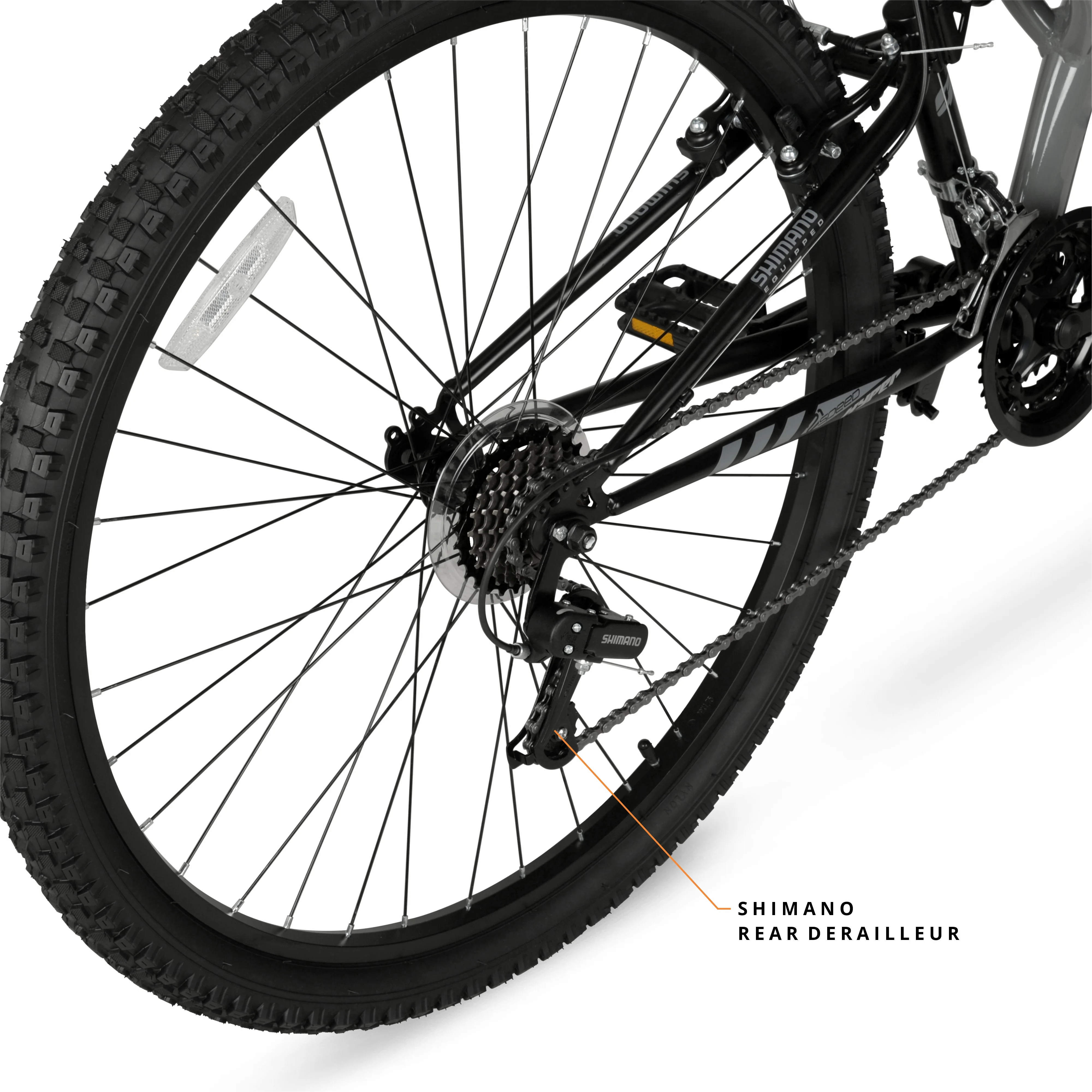 Hyper Bicycles 29" Men's Havoc Mountain Bike, Gray - Image 15