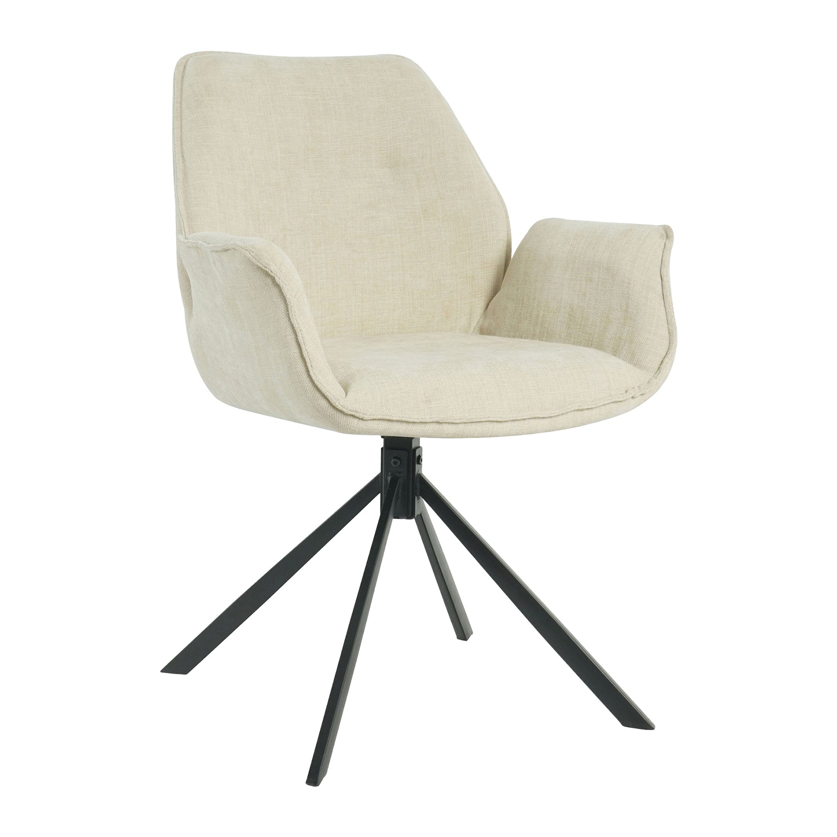 Blokker Riven Eetkamerstoel - Beige