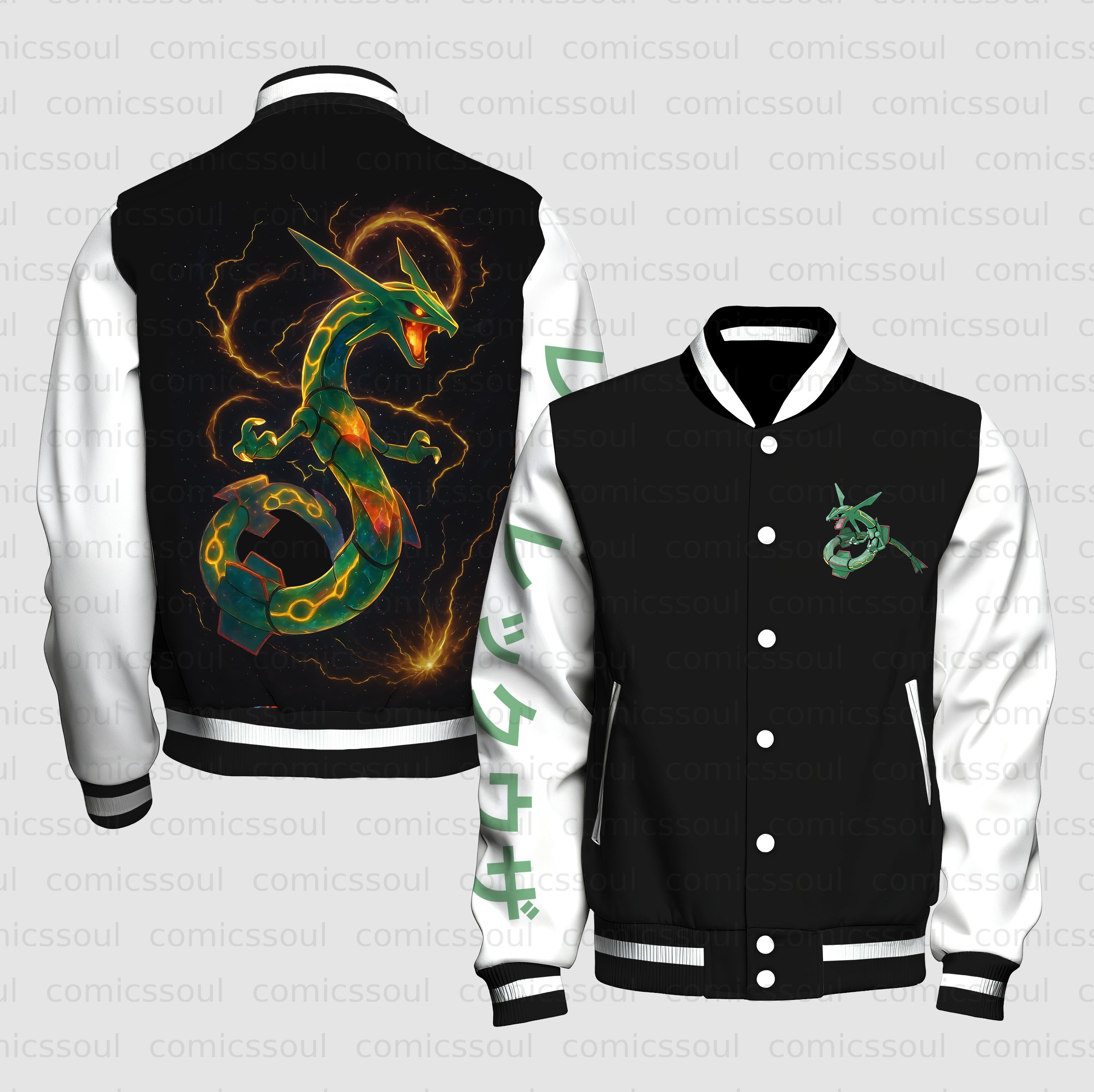 Unisex Vintage Anime Graphic Jacket