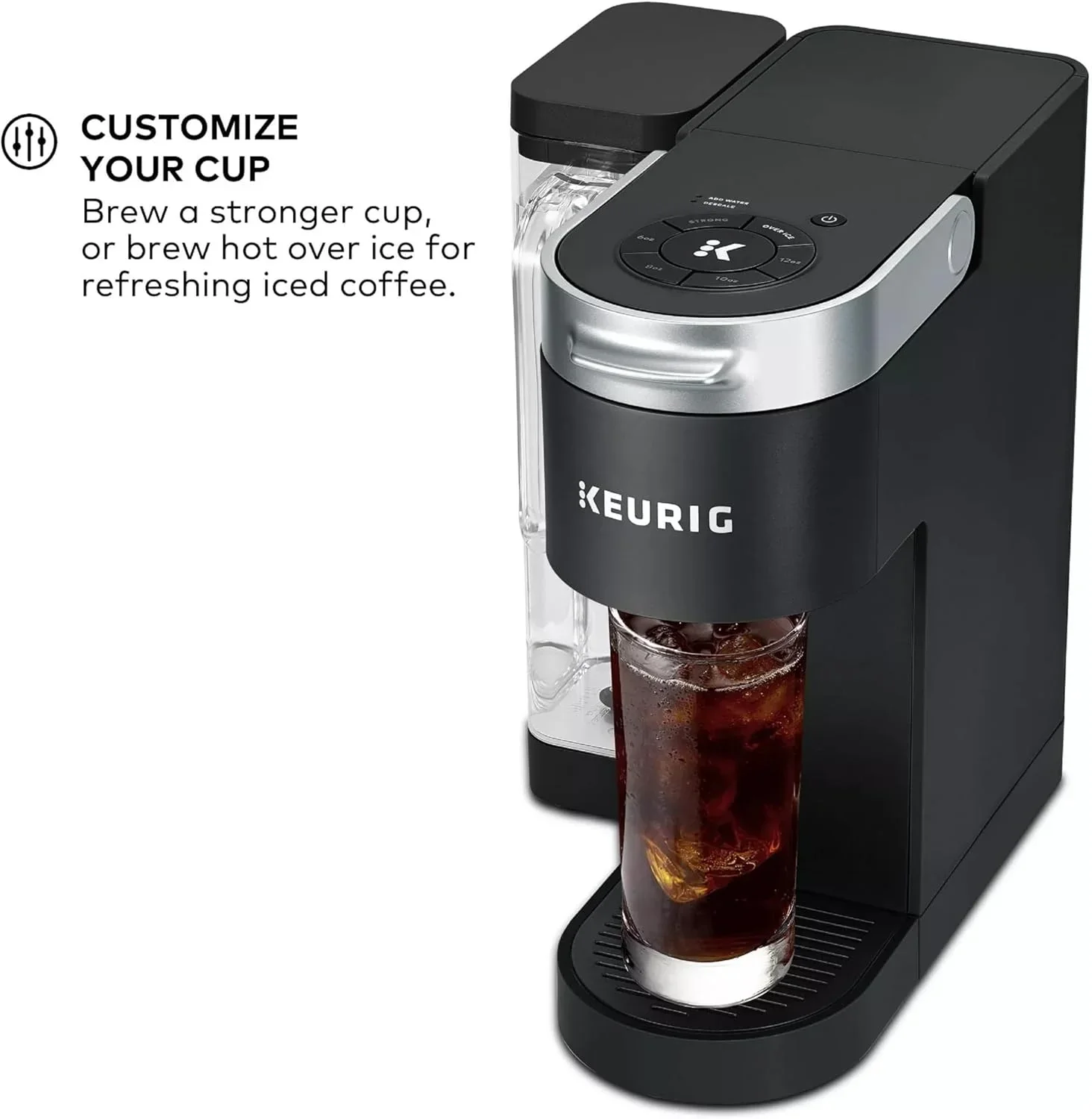 Restored Keurig KSK910BK K-Supreme Single Serve K-Cup Pod Coffee Maker, Black (Refurbished)