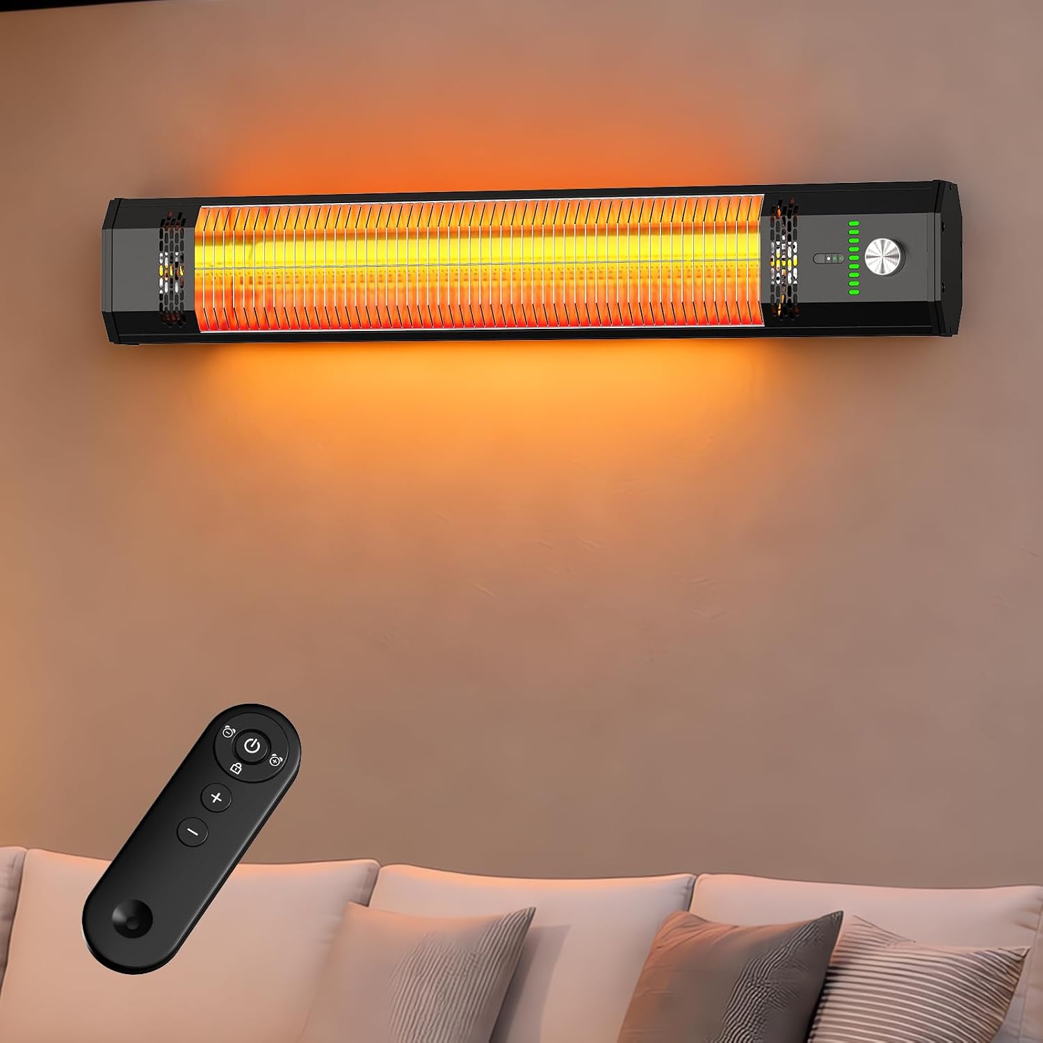 Infrared Outdoor Heaters for Patio, 1500W Electric Patio Heater - image 2