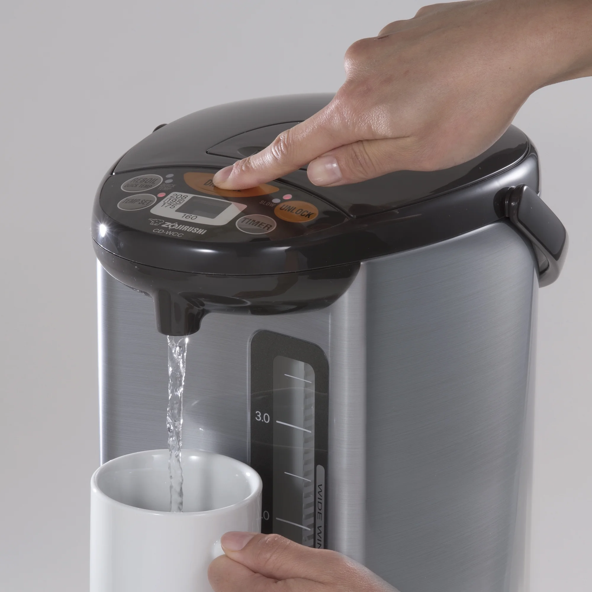 Zojirushi CD-WCC40TS Micom Water Boiler & Warmer - Image 30