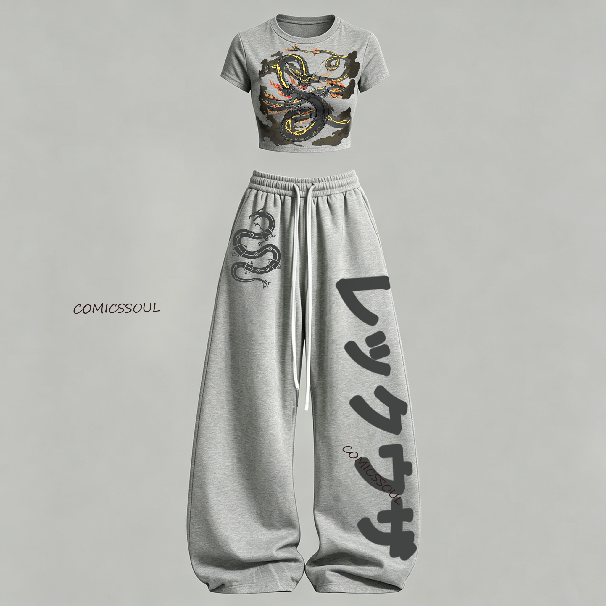 Pokémon T-Shirt  & Elasticated Trousers Two-Piece Set