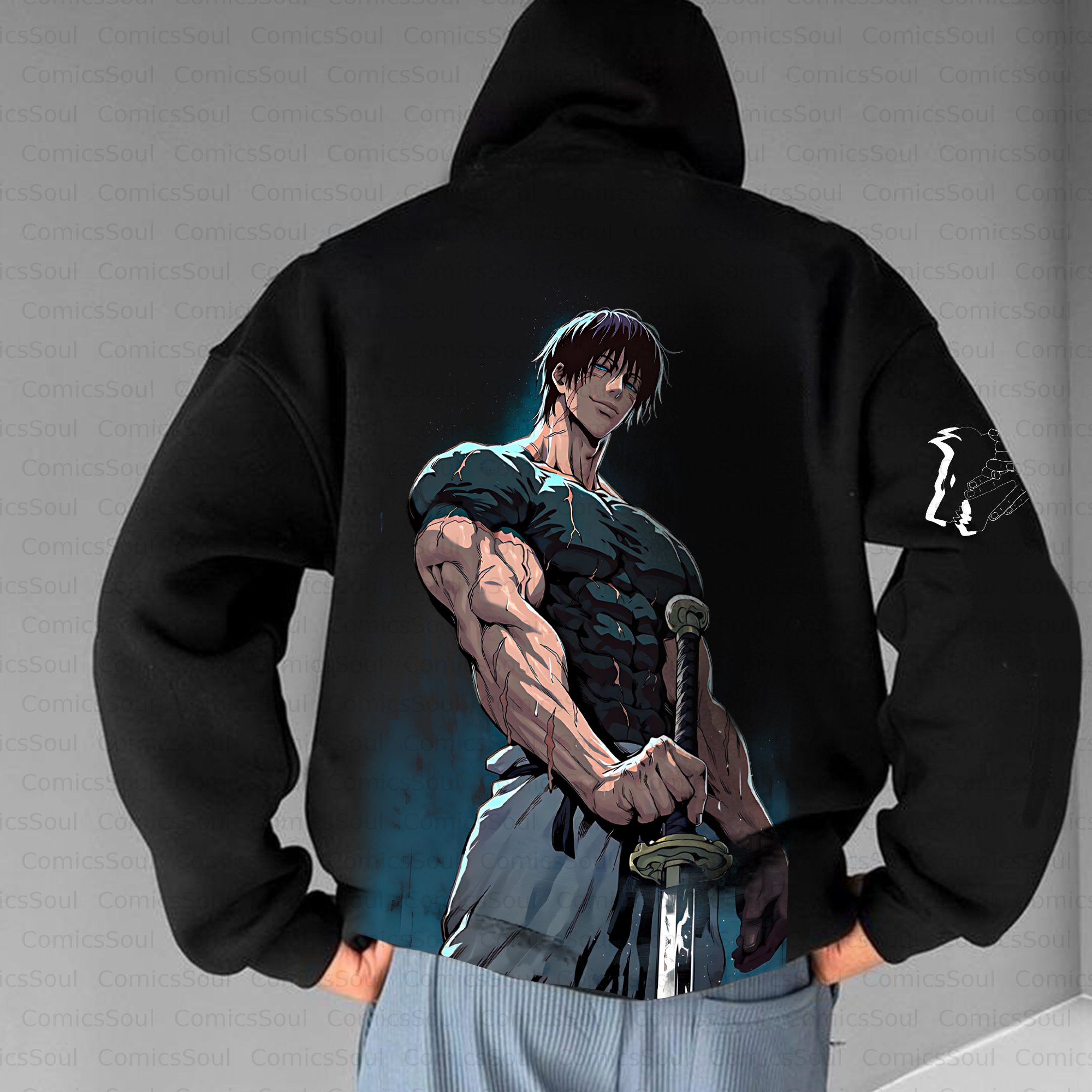 Unisex Anime Inspired Vintage Plush Hoodie