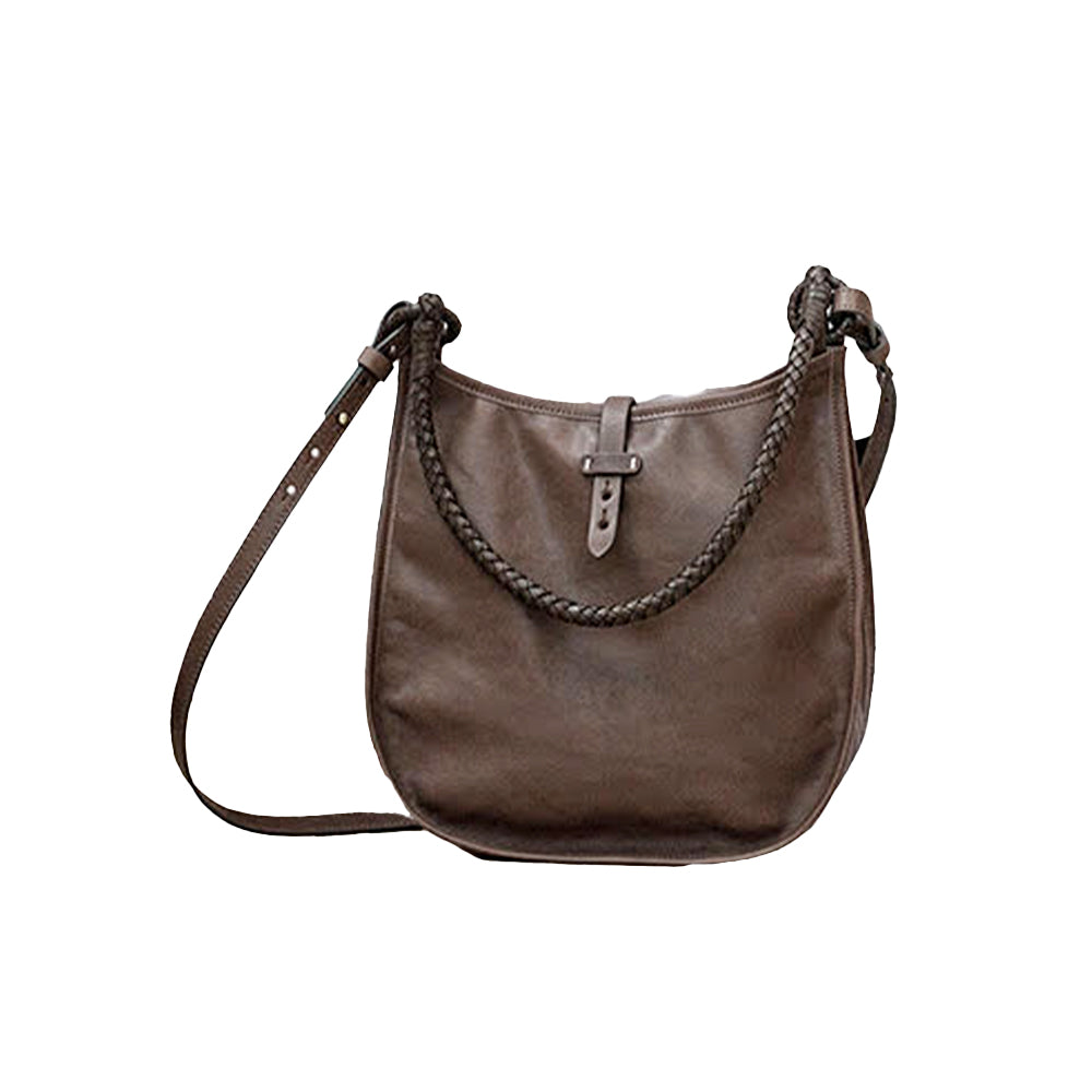 Massimo Palomba - Sac Luna Cuir - Marron Gianduia