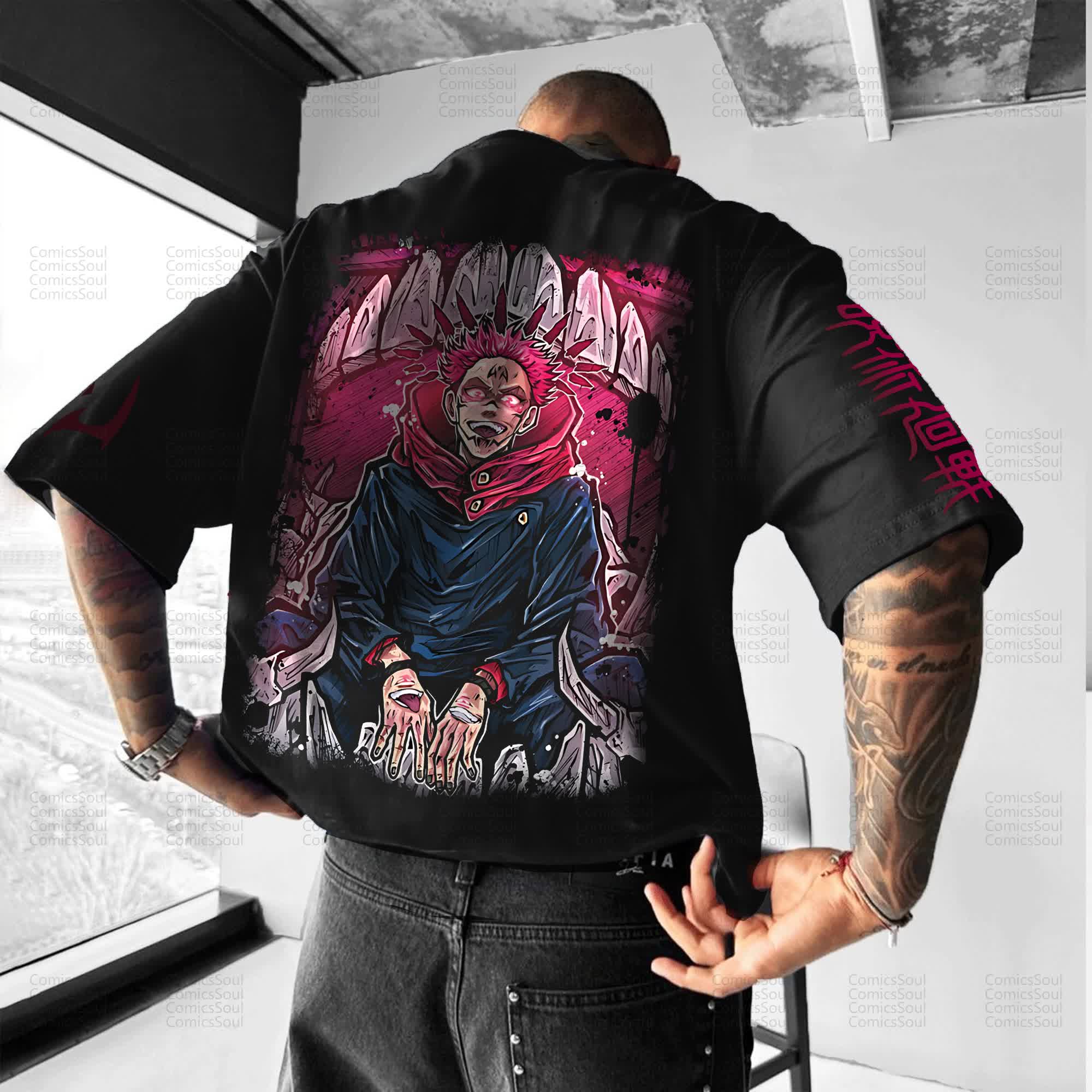 Unisex Anime Inspired Vintage T-Shirt丨Comicssoul