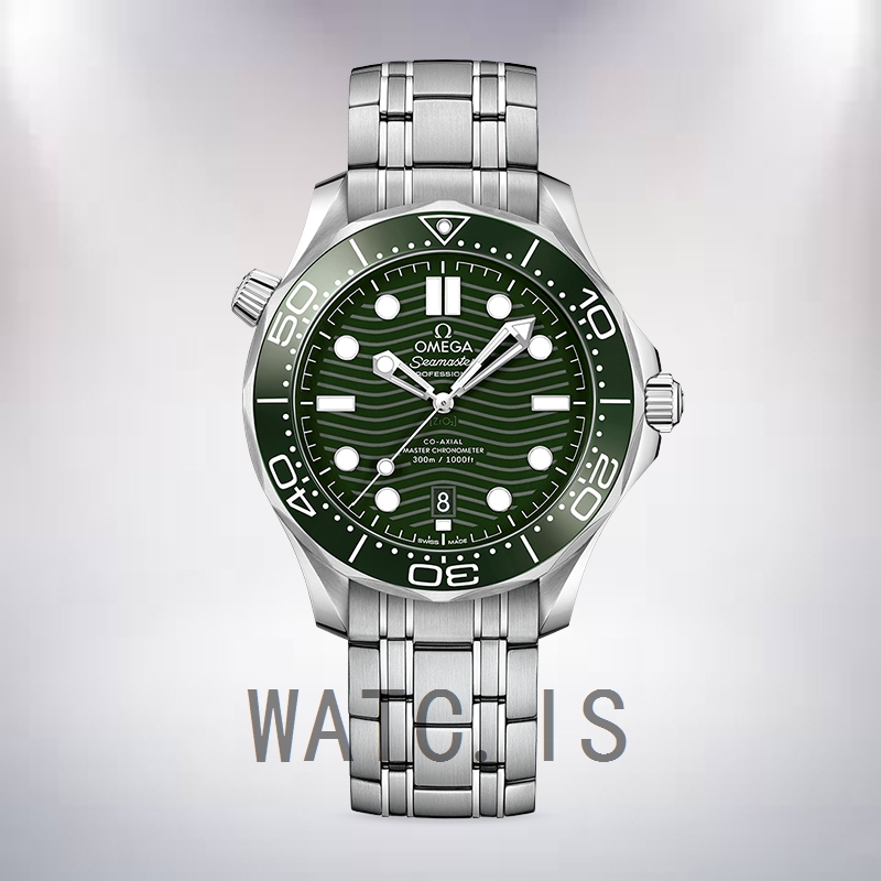 Omega Seamaster 42mm Men 210.30.42.20.10.001 Bracelet Green Dial