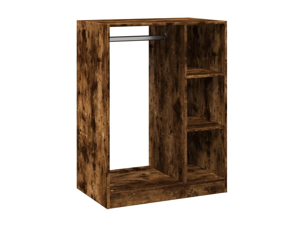 Armario roble ahumado 77x48x102 cm madera contrachapada