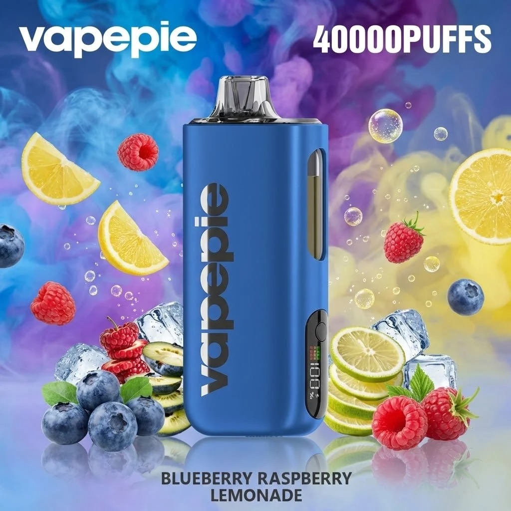 BLUEBERRY RASPBERRY LEMONADE & VAPEPIE Max 40000 PUFFS