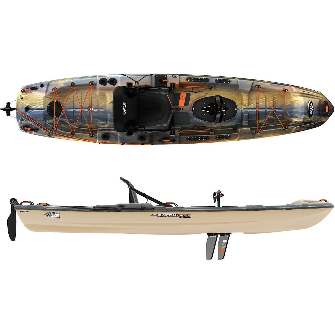 WAYFAIR Pelican The Catch 130 HYDRIVE II Fishing Kayak