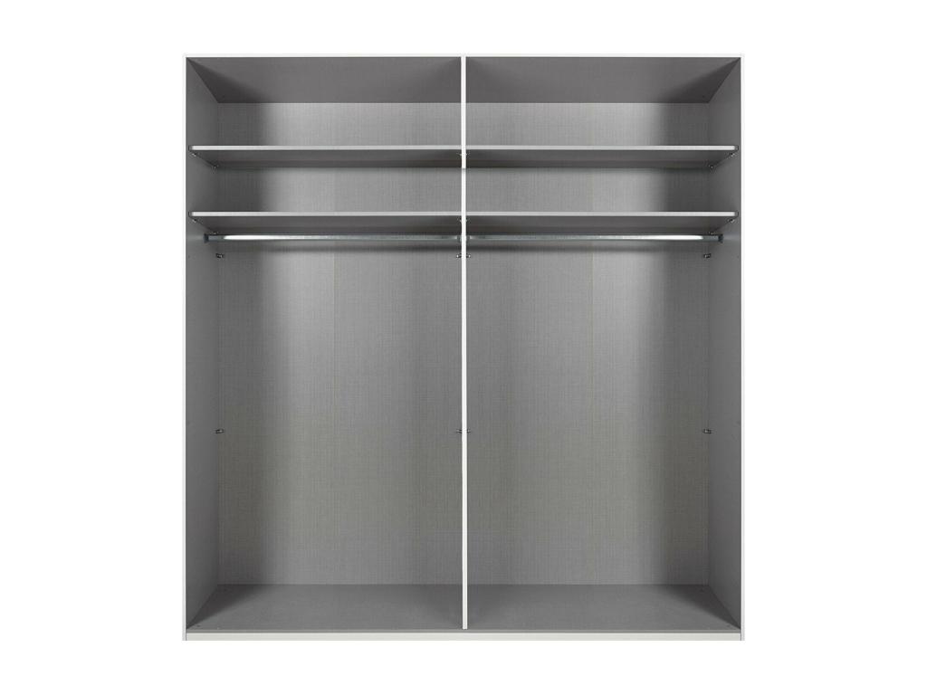 Armario de 2 puertas correderas con inserto - L180 cm