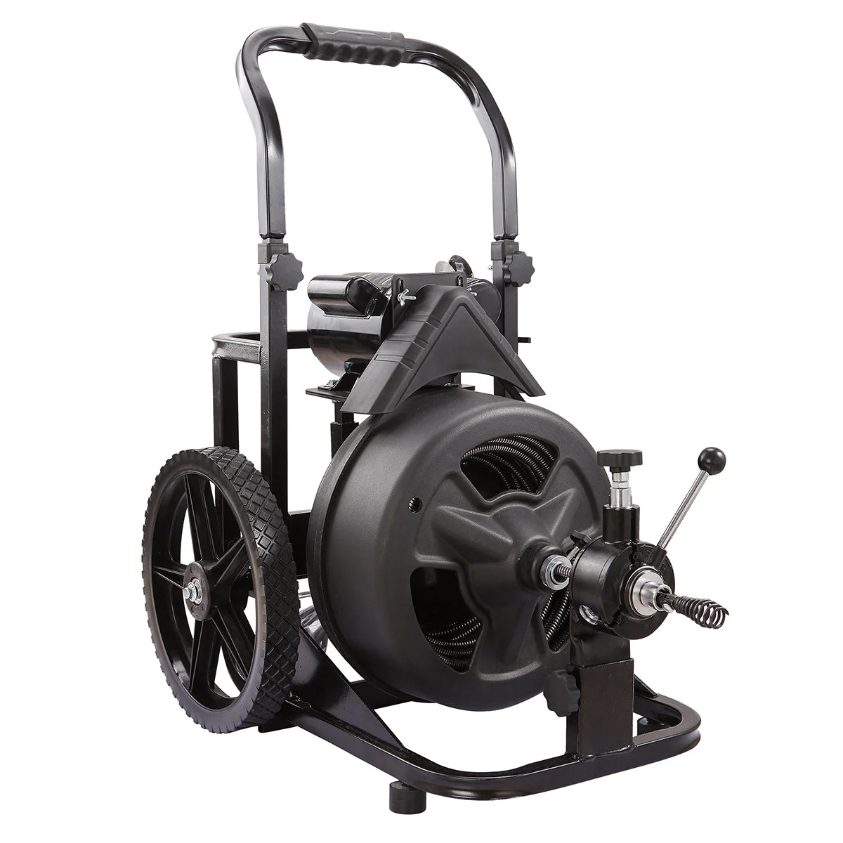 XtremepowerUS 45078 45078 Drain Snake Commercial w/Attachments 100