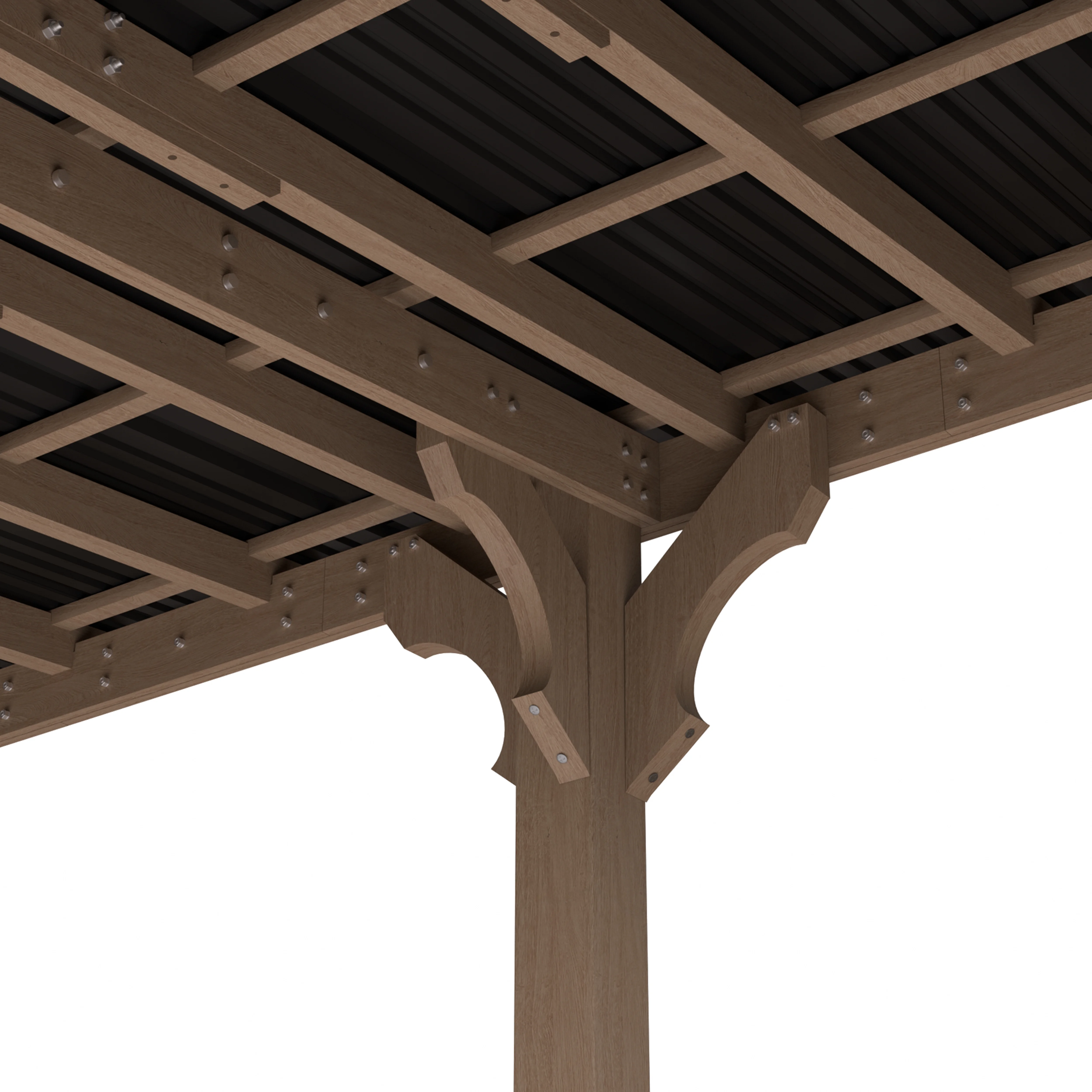 VEIKOUS 8' x 5' Outdoor Hardtop Gazebo, BBQ Grill Gazebo w/ Workstation Shelves for Lawn, Garden, Deck - Image 53