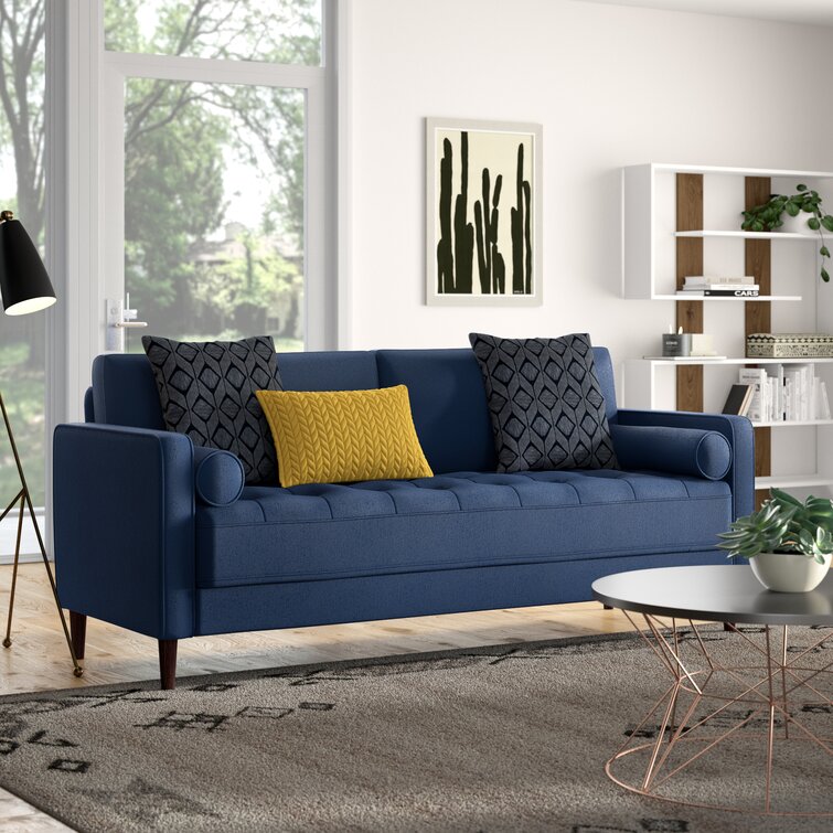 WAYFAIR Garren 75.6'' Square Arm Tufted Sofa