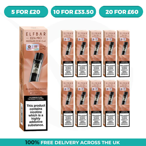 elfbar elfa pro prefilled pods Elf Bar Elfa PRO Prefilled Pod Vape Kit main image 1