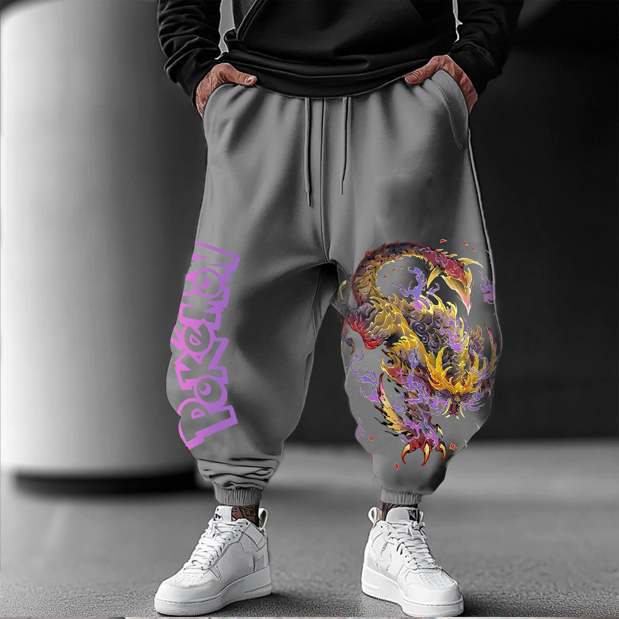 Unisex Anime Inspired Vintage Pants丨Comicssoul