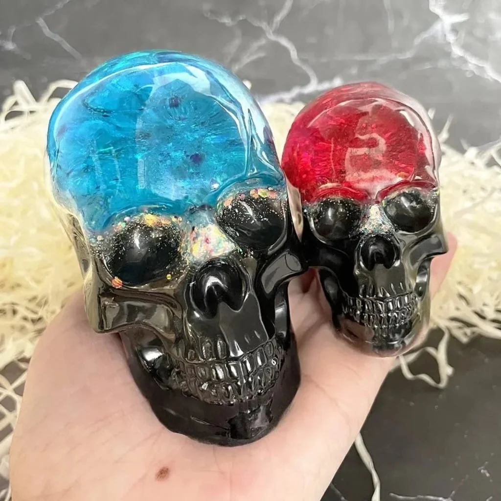 Halloween Decoration Skull Silicone Mold Fun Crafting Tool - Image 3 Halloween Decoration Skull Silicone Mold Fun Crafting Tool - Image 3