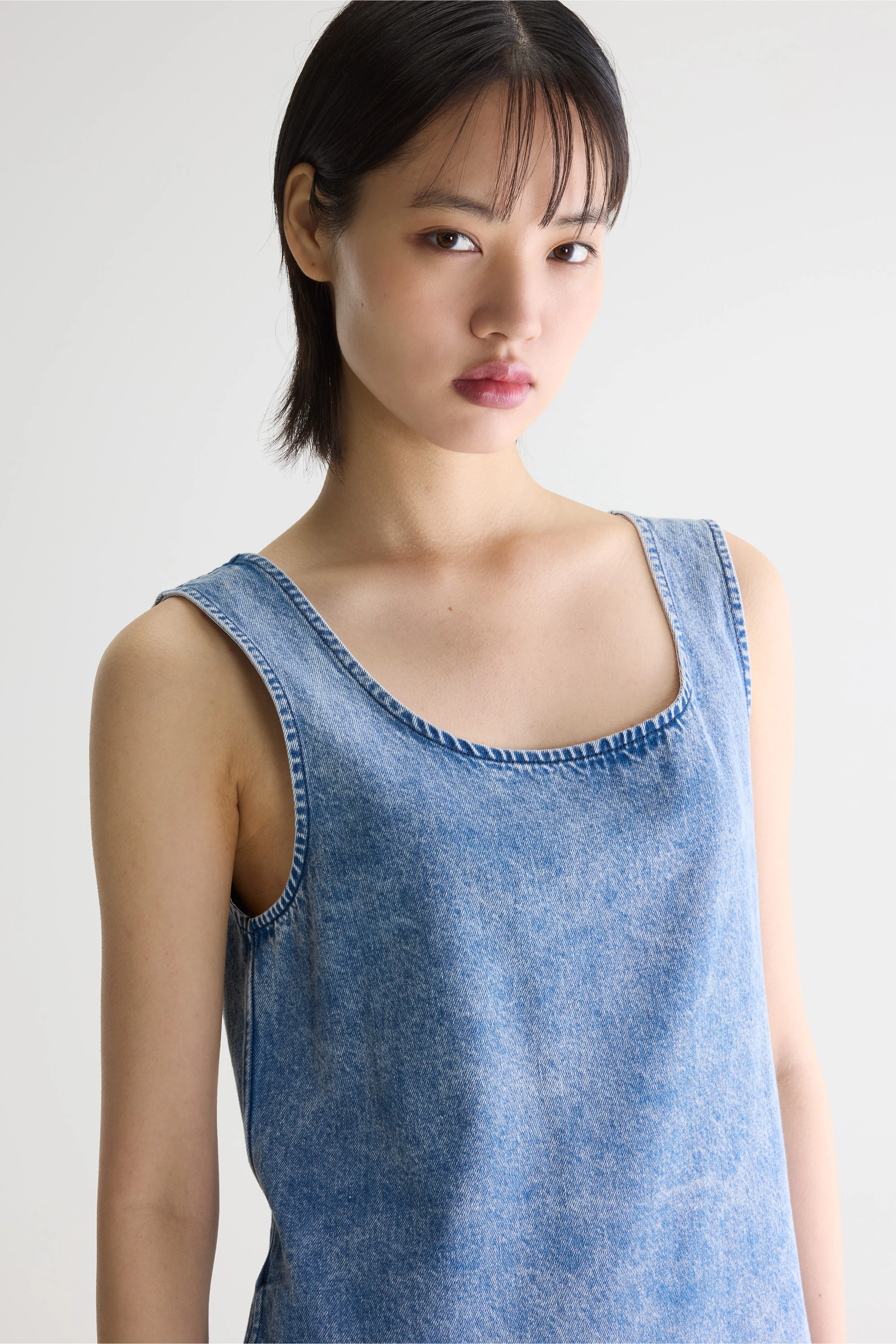 Bellerose Junie denim mini dress (261 / W / VNTG STONE WASH)