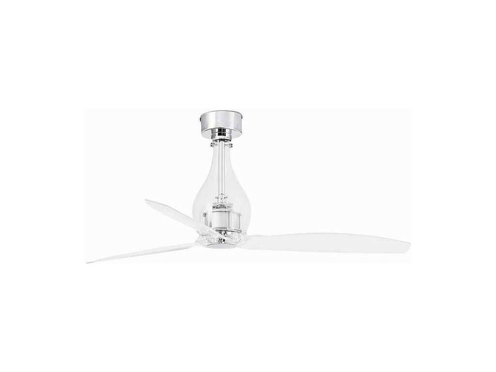 Ventilador Dc Eterfan M Transparente Funcion Invierno Verano Faro
