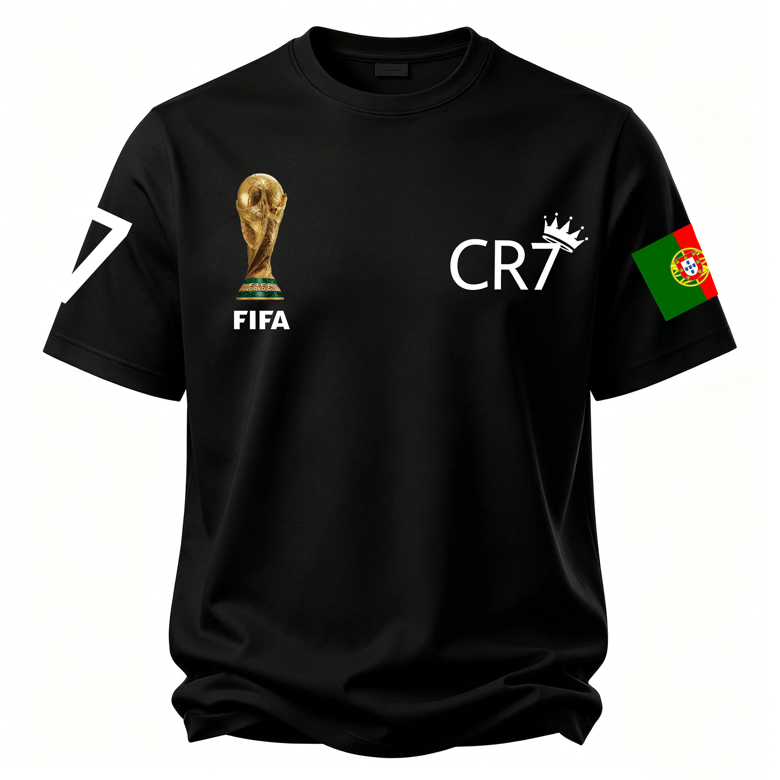 Soccer Player Multi-Image Collage Printed Unisex Oversized T-shirt
