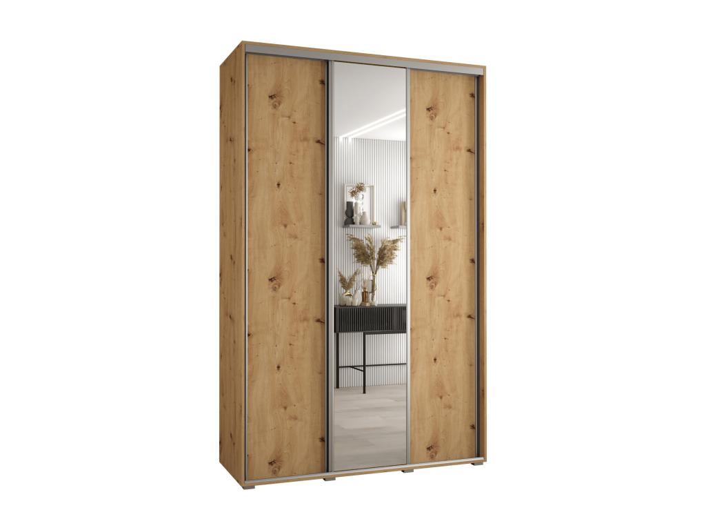 ARMARIO Nestleano 3 DE PUERTAS CORREDERAS 235 - 2/160/45 3 puertas Artisan/Artisan/Plata