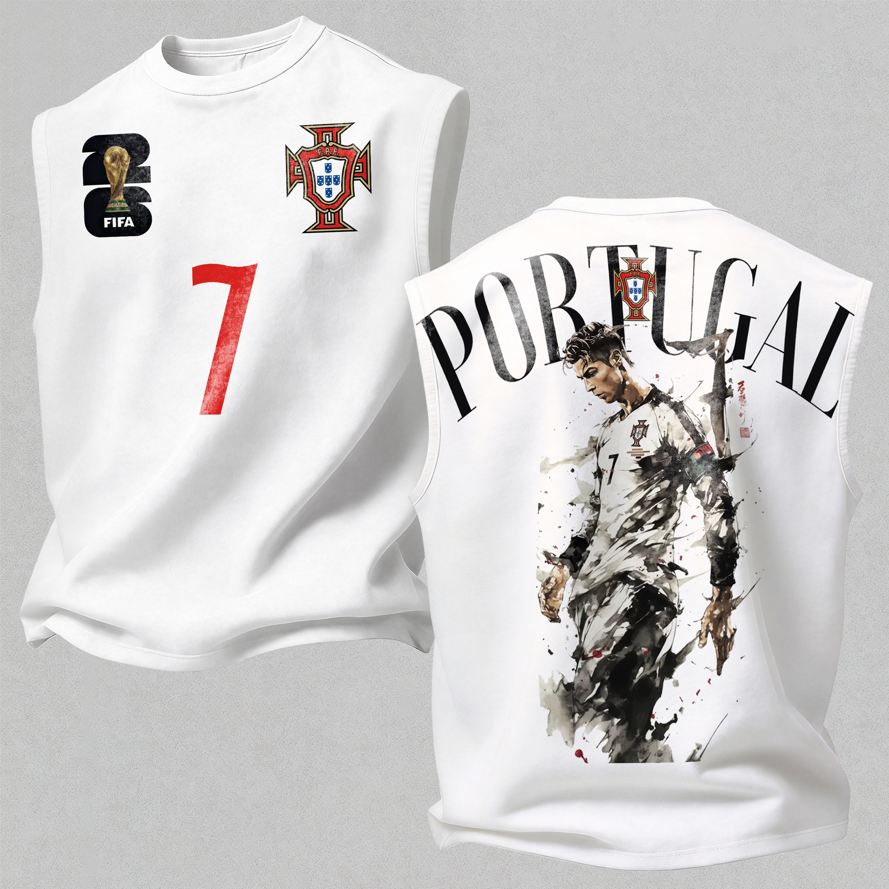 Number 7 Football Legend Ink Print Men's Tank