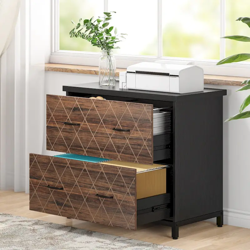 2-Drawer Lateral File Cabinet for Office Organization