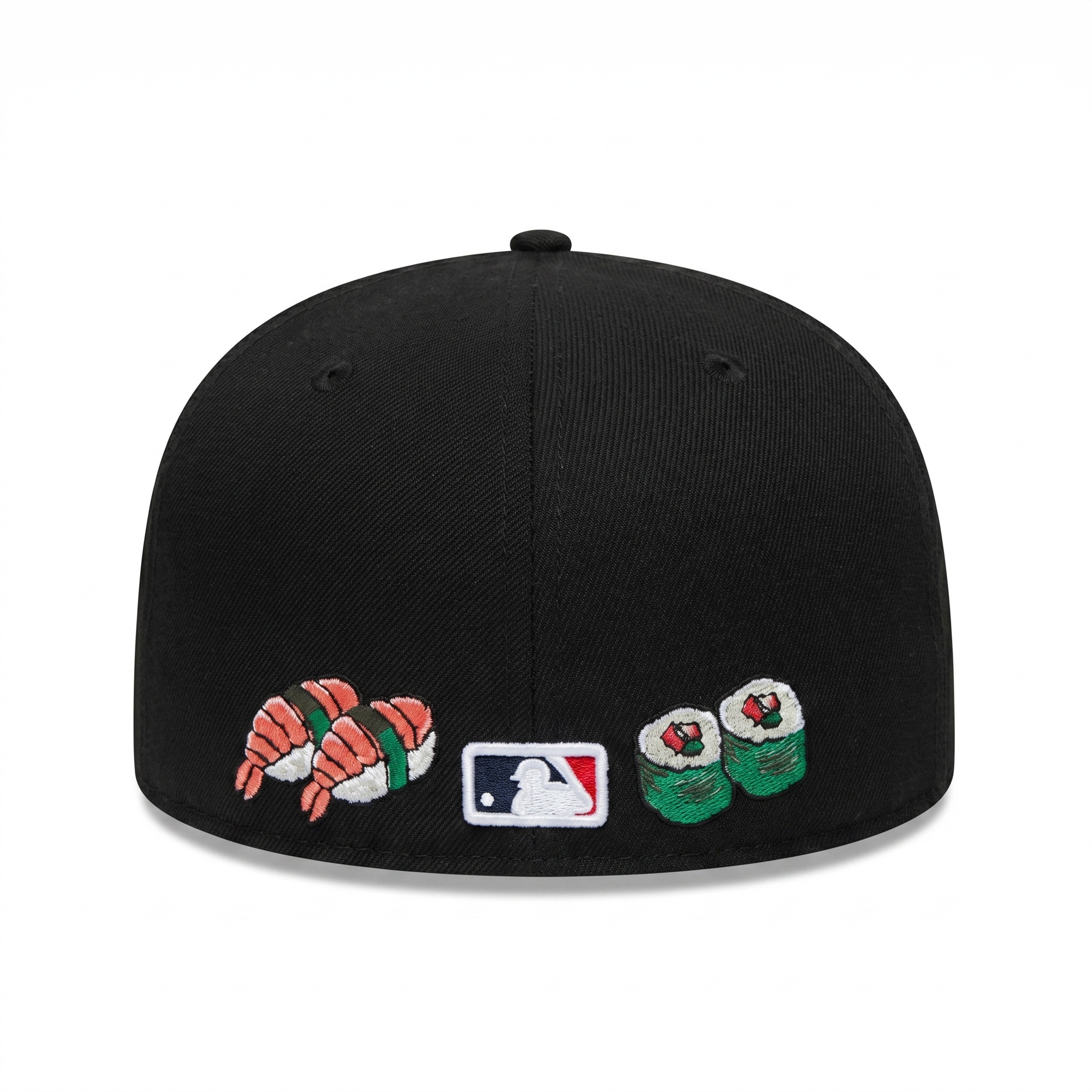 Undervisor of the Chicago White Sox New Era 59FIFTY hat showing the inner lining and the official MLB authentication hologram sticker.