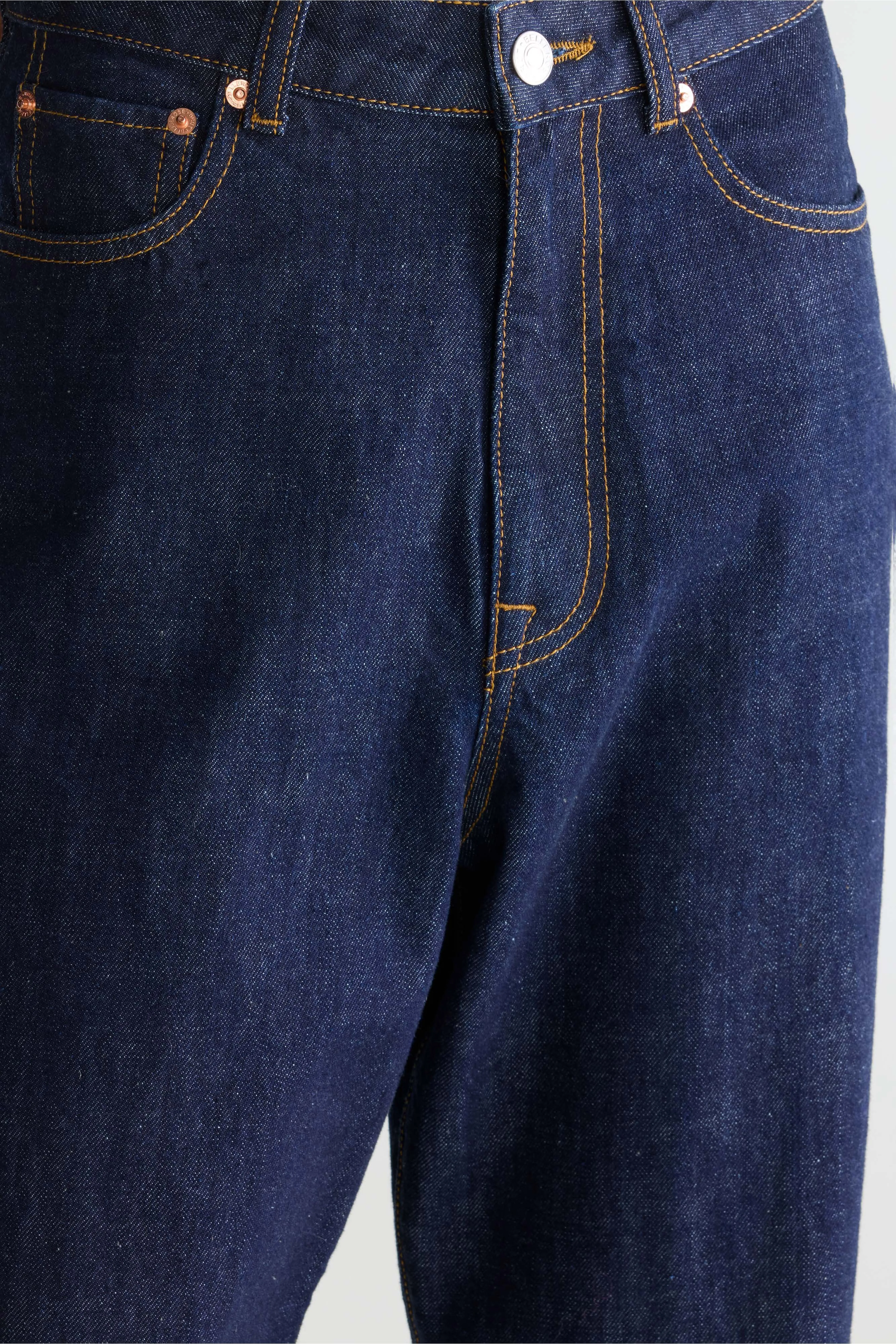 Bellerose Denim N. 61 - Wide blue rinsed jeans (252 / W / BLUE RINSE)