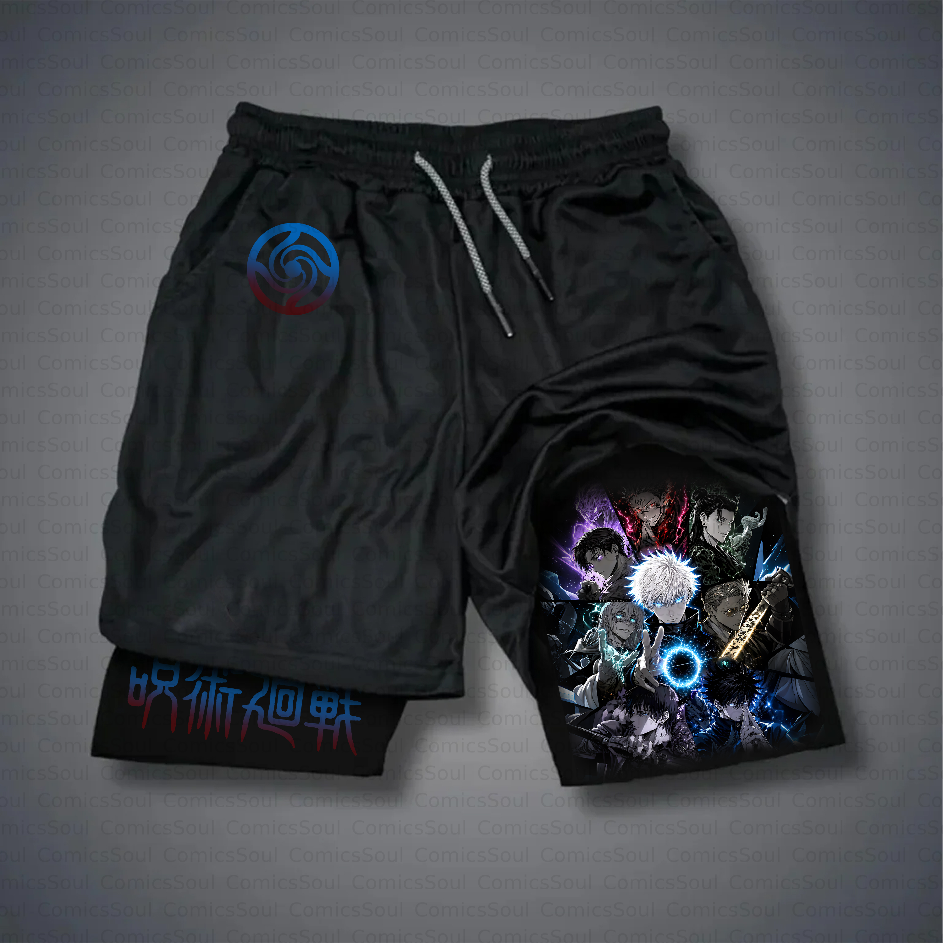 Unisex Casual Anime Style Shorts