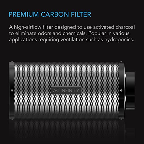 AC Infinity Air Carbon Filter 12in Duct Opening, 28in Length - Australian Virgin Charcoal - Image 7 AC Infinity Air Carbon Filter 12in Duct Opening, 28in Length - Australian Virgin Charcoal - Image 7