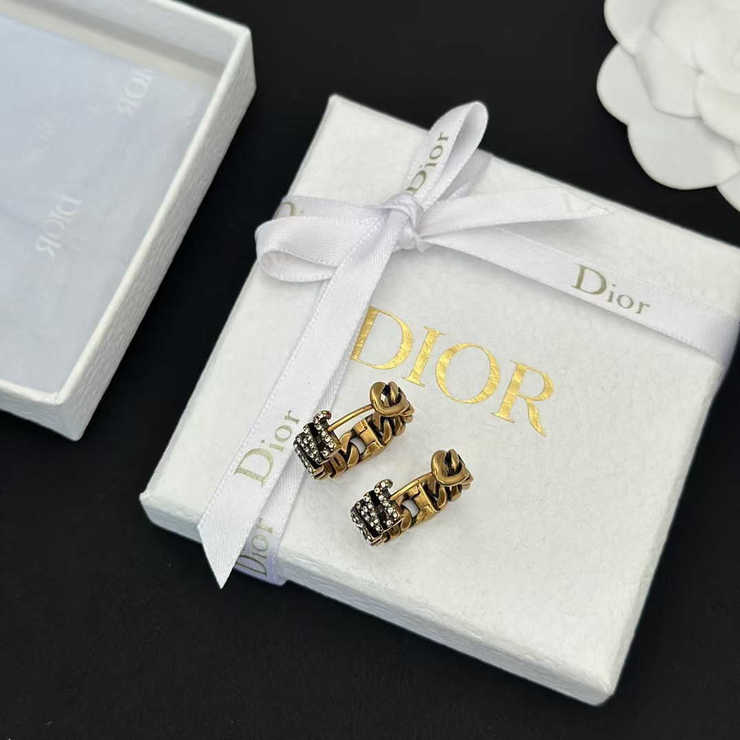 Dior JADIOR Hoop Earrings Ring - Two Wear Ways - Original Replica Club