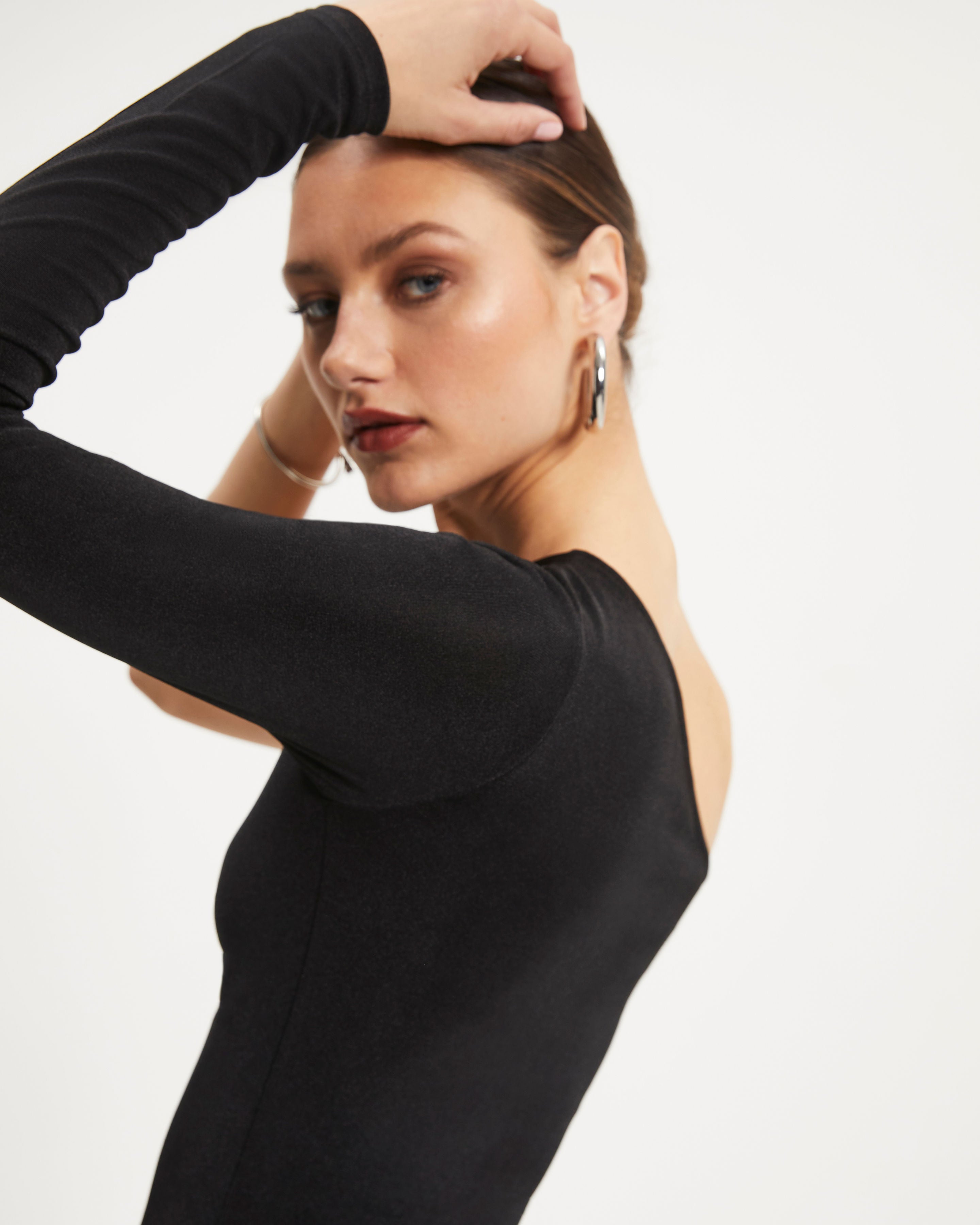 Give Me A Break One Shoulder Asymmetrical Midi Dress - Black - Se7enfashion