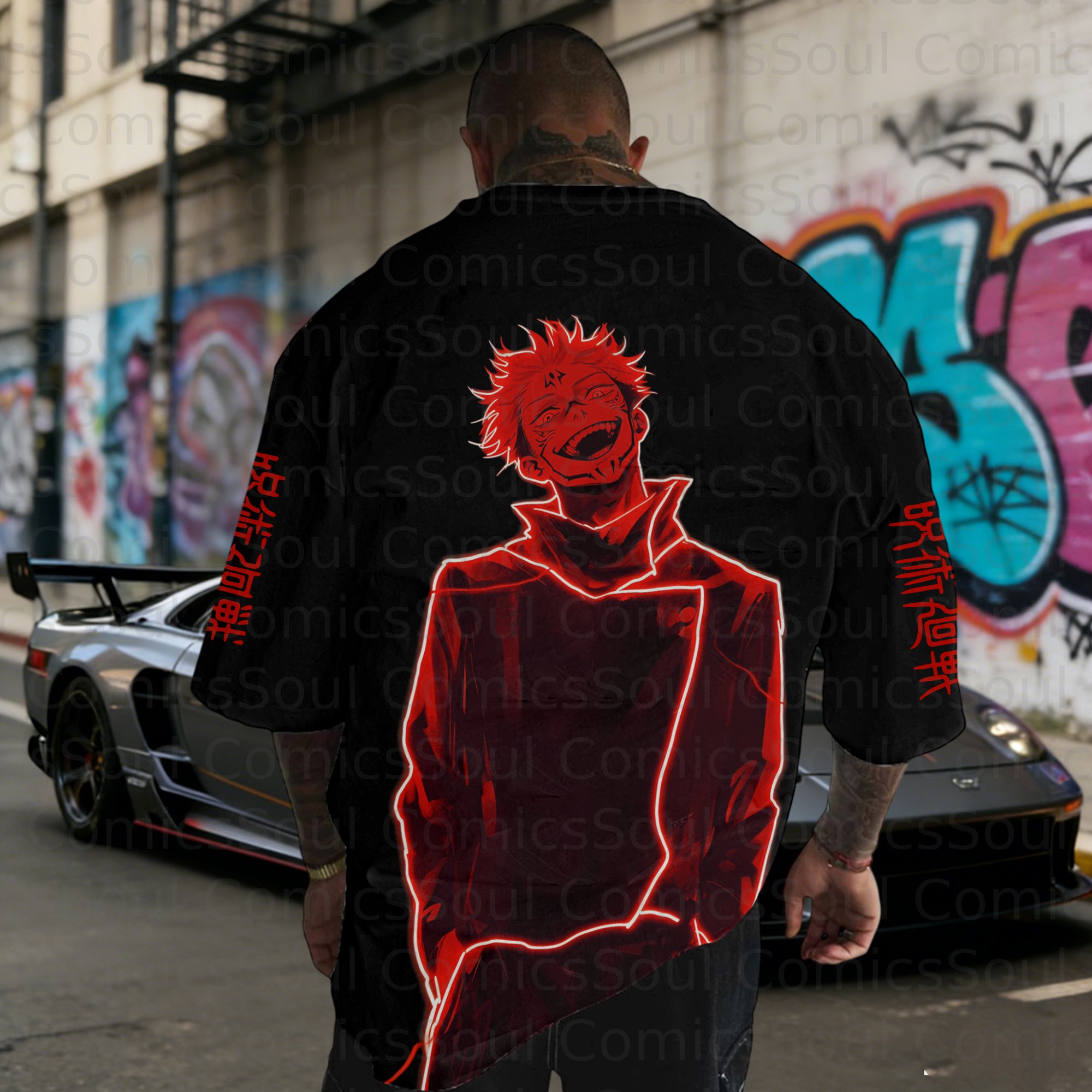 Unisex Anime Inspired Vintage T-Shirt